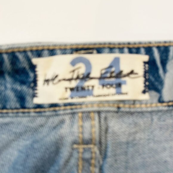 NWOT Free People Jeans 24 We The Free Naomi Floral Flare FP2 - Picture 7 of 10